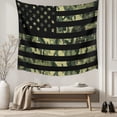 thumbnail image 5 of Green Camouflage American Flag Tapestry for Bedroom Wall Hanging Tapestry, Wooden Grain Ceiling Backdrop Tapestries Poster Blanket Wall Decor for Teens Room Living Room Dorm 39" x 59", 5 of 8