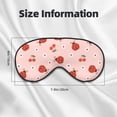 thumbnail image 5 of Fuzoiu Ladybug With Flower Print Sleep Masks,Eye Masks with Adjustable Strap for Sleeping,Night Eye Shade for Women Men,Eye Cover for Full Night's Sleep, Travel and Nap, 5 of 7
