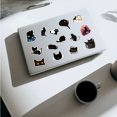 thumbnail image 5 of Black Cat Animal Graffiti Stickers, 100 Removable Waterproof Stickers for Suitcase, Notebook, Skateboard, 5 of 5
