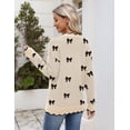 thumbnail image 3 of Zeagoo Women's Fall Sweater Casual Long Sleeve Lightweight Ribbed Knit Pullover Sweaters Dressy Casual Tops, 3 of 6