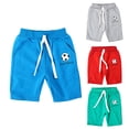 thumbnail image 1 of Gyratedream 1-6T Toddler Boys Football Printed Drawstring Active Jogger Shorts with Pocket, 1 of 9
