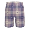 thumbnail image 6 of Disketp Men'S Swim Trunks Hawaiian Breathable Surf Beach Swimsuits Mesh Lining Beach Shorts With Pockets-Heart Check Plaid, 6 of 9