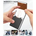 thumbnail image 2 of Tarjetero de , Acero Inoxidable, Delgado, de Metal, para Mujer o Hombre, con Bloqueo RFID., 2 of 5