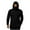 Black, variant on Men's Hoodies With Face Mask Fall Winter Fashion Solid Color Long Sleeved Hooded Warm Pullover Sweatshirts Tops Black M