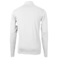 thumbnail image 3 of Men's Cutter & Buck White George Washington University Big & Tall Virtue Eco Pique Recycled Quarter-Zip DryTec Top, 3 of 3