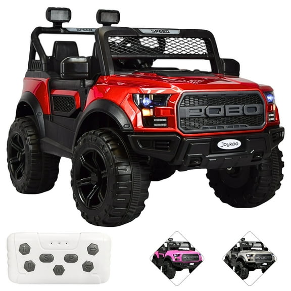 Montable Eléctrico JOYKOO Raptor para Niños Control Remoto Luz Led 12v Rojo