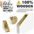 thumbnail image 3 of Zomyto 7"x7" Funny Kitchen Wood Block Signs,Kitchen Always Open Self Serve Wooden Box Sign,Country Kitchen Decor Sign, 3 of 7