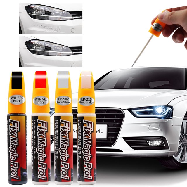 2 Pcs 24mlTouch Up Paint Pen Scratch Remover For Scratches Two-In-One Car Paint Scratch Repair Pen Car Accessories Car Paint Pen Car Up Paint,Black&friday Deals 2024,Cyber&Monday Deals 2024