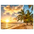 thumbnail image 2 of Magnifique Plage de Barbados Île - Toile de Paysage Marin Moderne, 2 of 3