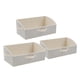 thumbnail image 1 of 3x contenedores de almacenamiento de ropa plegables, organizadores de armario, con asas, cesto grande para la colada, almacenamiento de juguetes, para Beige, 1 of 8