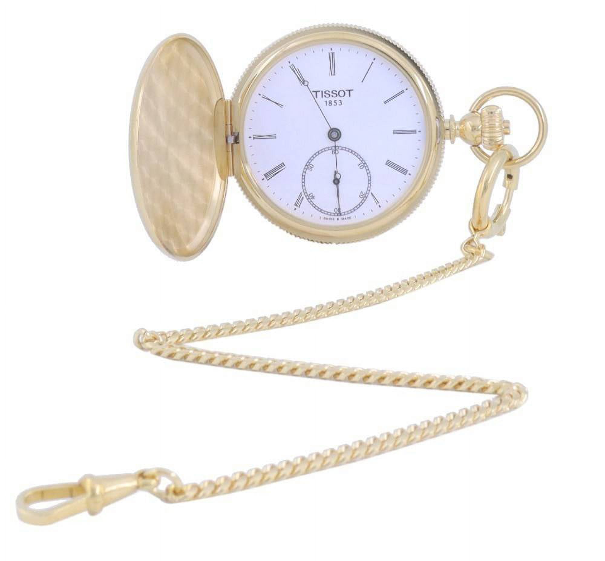 Tissot pocket cheap watch chain