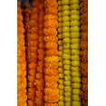 thumbnail image 5 of zig zag Artificial Marigold Garland (5pcs Pack) - Ideal for Weddings,Birthday, Christmas Decorations, and Diwali Celebrations, Faux Garlands 5 Strings - 4.5-5 Ft Long (Yellow), 5 of 6