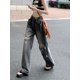 thumbnail image 4 of Pantalones vaqueros de mujer con agujeros deshilachados hasta los tobillos sueltos elegantes de verano para el tiempo libre, pierna ancha, cintura alta, Harajuku Y2K, pantalones retro de moda básicos, 4 of 6