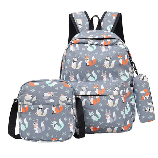 Ruiboury Spacious School Backpack Unisex Students Durable School Backpacks School Bags Lowre 1Set