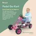 thumbnail image 2 of Hauck Lightning Ride-On Pedal Go-Kart Pink, 2 of 12