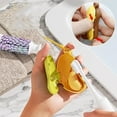 thumbnail image 2 of SENIURIS 2Pcs Banana Toothbrush Cover with Toothpaste Dispenser, Fun Toothbrush Protector Travel Cap Brush Pod Case. (2 Yellow), 2 of 6
