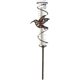 thumbnail image 1 of BRILLAR Pluviómetro de cristal de bronce con estaca de marco de metal en espiral, tubo desmontable para valla de jardín, cubierta, césped, 1 of 5