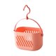 thumbnail image 2 of Organizador de ducha colgante, soporte para champú y jabón con ganchos, cesta de almacenamiento, Rosa, 2 of 9
