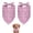 Pink Butterfly Pattern, variant on Dog Bandana 2 Pack,Pink Butterfly Pattern Bandanas for Dogs,Cat Bandana,Small/ Large Dog Bandana 2 Size,Dog Bandanas