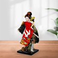 thumbnail image 4 of deevoka Japanese Geisha Kimono Doll 25cm Asian Kabuki Figure for Living Room Bedroom, 4 of 8