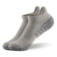 thumbnail image 4 of 6 Pairs Sports Ankle Socks  Athletic Low-cut Socks Thick Knit Autumn Winter Socks Outdoor Fitness Breathable Quick Dry Socks Wear-resistant Warm Socks Lightweight Anti-skid No-Show, 4 of 7