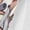 White, variant on Watercolor cute slow loris Print Women 2 in 1 Running Shorts,High Waisted Athletic Shorts,Gym Workout Shorts with Liner Pockets-Small