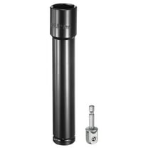 Uxcell Deep 6-Point Impact Socket 1/2" Drive 27mm Metric Socket with Adapter