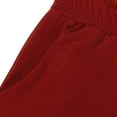 thumbnail image 7 of Comfy Cotton Elastic Waist Sweatpants Sports Gym Joggers Pants with Pockets Womens Activewear Casual Loungewear (XL, Red), 7 of 7
