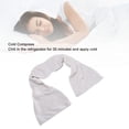 thumbnail image 5 of BIMZUC Weighted Eye Cover for Sleeping Light Blocking Soft Pressure Sleep Mask Grey Perfect for Insomnia Travel Meditation and Relaxation (30.3 inches / 77 cm), 5 of 6