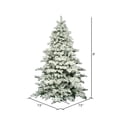 thumbnail image 2 of Vickerman A806380 9  X 73   Flocked Alaskan Pine 2059T, 2 of 8