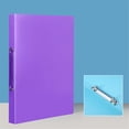 thumbnail image 3 of Files and folders for kids，Durable Binders 2 Ring A4 One Inch Binder File Organizer for Letter Size Documents Presentation Office Purple 1 Pack, 3 of 9