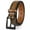 Brown, variant on WHIPPY Metal Free Leather Belts for Men Hypoallergenic Leather Belt Nickle Free Belt for Jeans