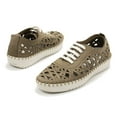 thumbnail image 7 of Eric Michael Women's Dolores Laser-Cut Leather Casual Sneaker, Safari Nubuk,6 M US, 7 of 7