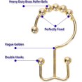 thumbnail image 2 of 12PCS Shower Curtain Hooks Rings, Stainless Steel Metal Rust-Resistant Shower Curtain Rings for Bathroom Shower Rods Curtains (Rose Golden), 2 of 7