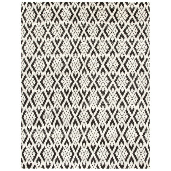 SAFAVIEH Tibetan TIB606A Hand-knotted Ivory / Black Rug