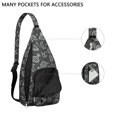 thumbnail image 2 of Cosmos Explorer Sling Backpack&nbsp;- Starry Night Sky Pattern Crossbody Shoulder Bag, Water-Resistant Hiking Essential, 2 of 4