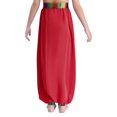 thumbnail image 2 of MSemis Pantalon de Cheerleading Premium pour Filles, Taille Élastique, Patchwork en Chiffon Métallique, Performance Jazz, Rouge 16, 2 of 5