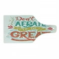 thumbnail image 1 of Positive Energy Cutting Board, Don't Be Afraid to Be Words, Decorative Tempered Glass Cutting and Serving Board, in 3 Sizes, by Ambesonne, 1 of 2