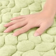 thumbnail image 3 of Unique Bargains Memory Foam Bathroom Rugs Ultra Soft Bath Mat Quick Dry Bath Carpet Rug Light Green 20"x32", 3 of 7