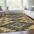 thumbnail image 5 of Dalyn Rugs Machine Washable Indoor/Outdoor Chantille Gold 3' x 5' Rug, 5 of 9