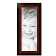 thumbnail image 2 of ArtToFrames 6" x 16" Honors Mahogany with Black Picture Frame, 6x16 inch Brown Wood Poster Frame (WOM-5154), 4 Pack, 2 of 6