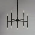 thumbnail image 3 of Maxim Rome - 10 Light Chandelier-Black Finish, 3 of 10