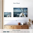 thumbnail image 4 of Elephant Stock Sailboat Adventure Wall Art - Horizontal Canvas Wall Art - Living Room Wall Decor - Transportation Canvas - Blue And Beige Decor - 24" x 16", 4 of 8
