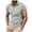 Grey, variant on HOWPAY Short Sleeve Polo Shirts for Men Summer Casual Solid Color Classic Button T-Shirt Lightweight Athletic Work Collared Polo T-Shirts Black L