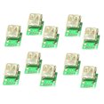 thumbnail image 1 of 10 Piezas USB 2. 0 Piezas De Reparación De Conector 4P Tipo A Para Soldadura Zulema Conector hembra USB de metal, 1 of 8