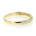 thumbnail image 2 of Thin 14K Womens Yellow 0.7 Ctw Natural Diamond Band For Her (Yellow Gold Size 5.5), 2 of 3