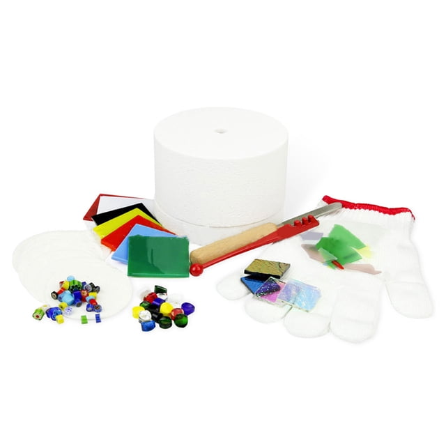 Scienceny Juego de horno microondas práctico y ecológico de 6 piezas para manualidades para principiantes, horno microondas de cerámica Joyas, gemas y relojes Conjunto de 10