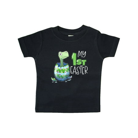 

Inktastic My 1st Easter Dinosaur Hatching Easter Egg Gift Baby Boy or Baby Girl T-Shirt