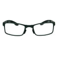 thumbnail image 2 of Collapsible Rectangular Plastic Folding Clear Lens Reading Glasses Green 3.75, 2 of 4