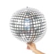 thumbnail image 2 of Globo de aluminio dorado y plateado con láser de 22 pulgadas, Bola de baile, decoración para fiesta de cumpleaños, decoración para salón de baile, globos, 2 of 5